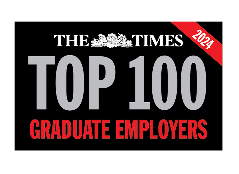 Logo of The Times Top 100 Employers 2024 award