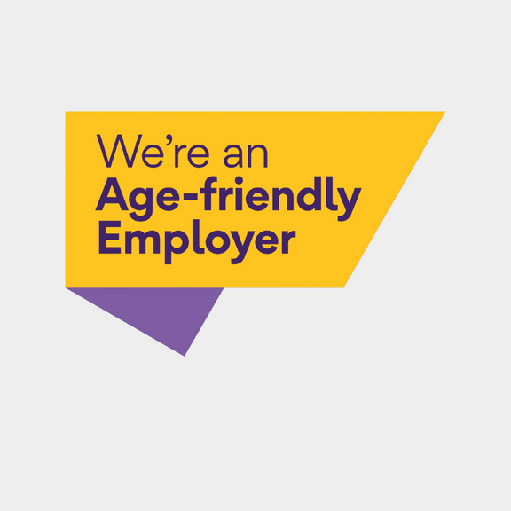 Age-friendly employer logo.