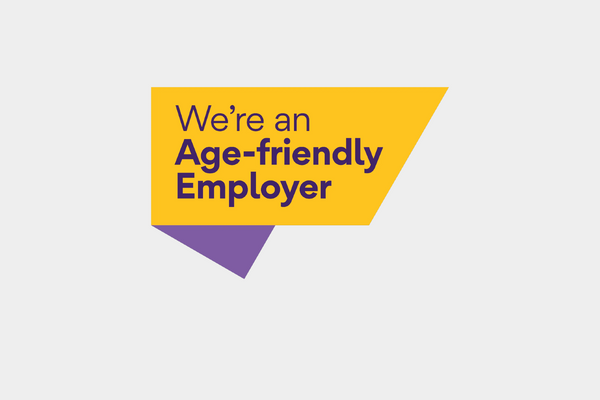 Age-friendly employer logo.