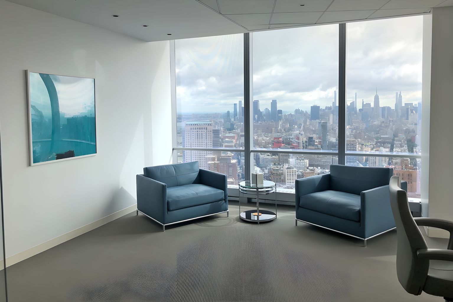 MSCI New York Office - bright office with a view on the New York skyline