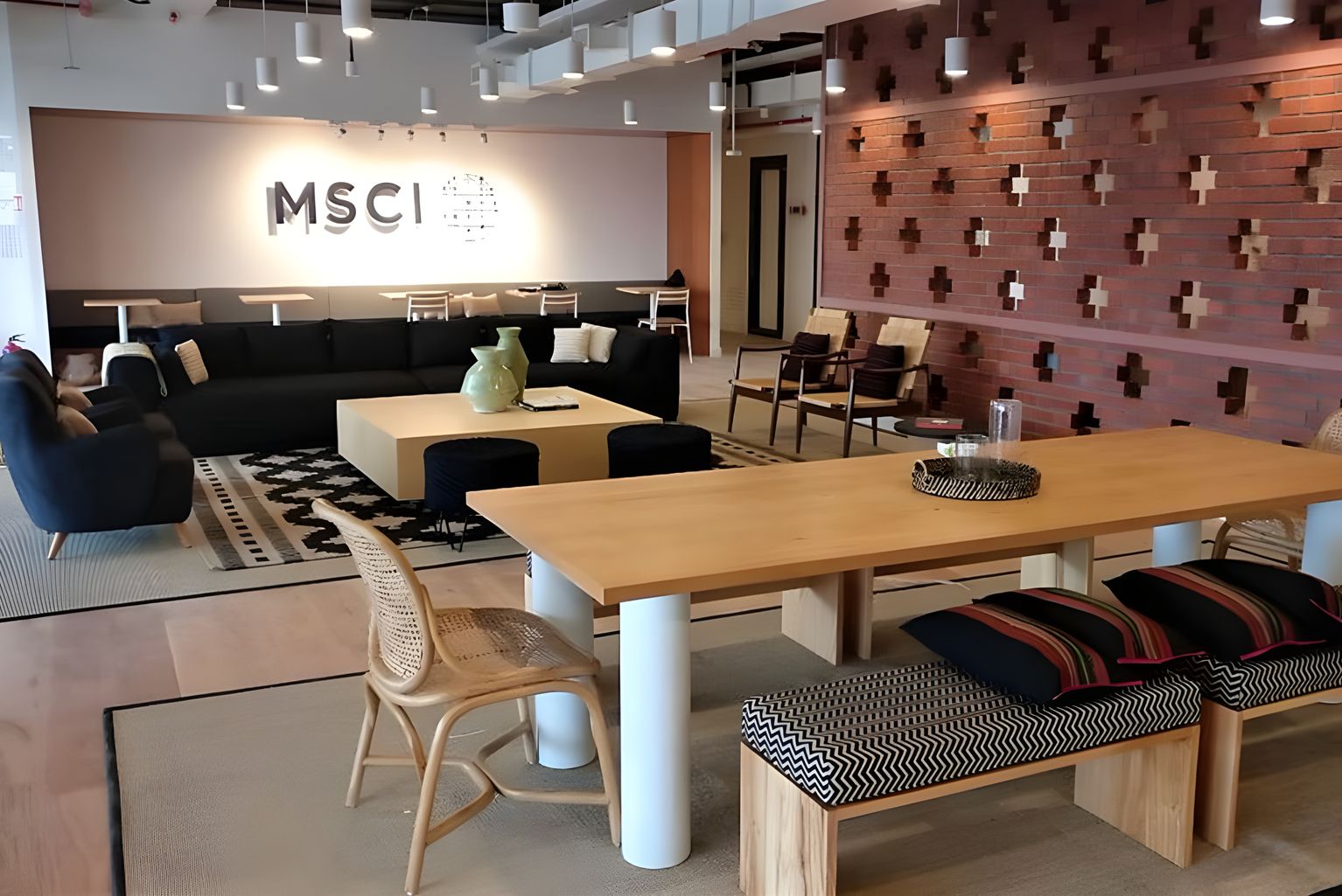 MSCI Pune Office - Bright and welcoming shared space